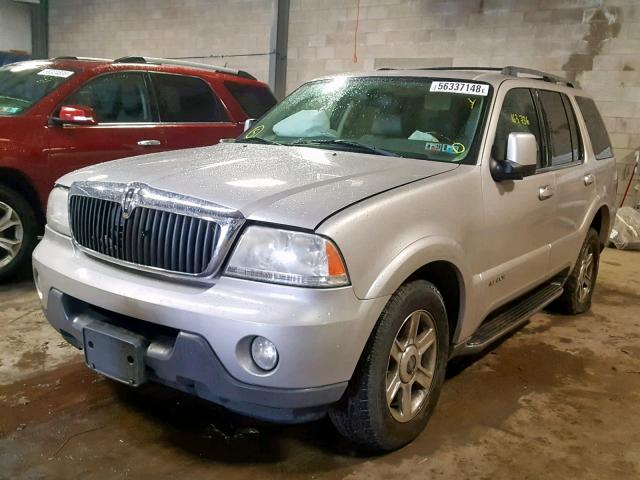 5LMEU78H73ZJ49334 - 2003 LINCOLN AVIATOR 银色 照片 2