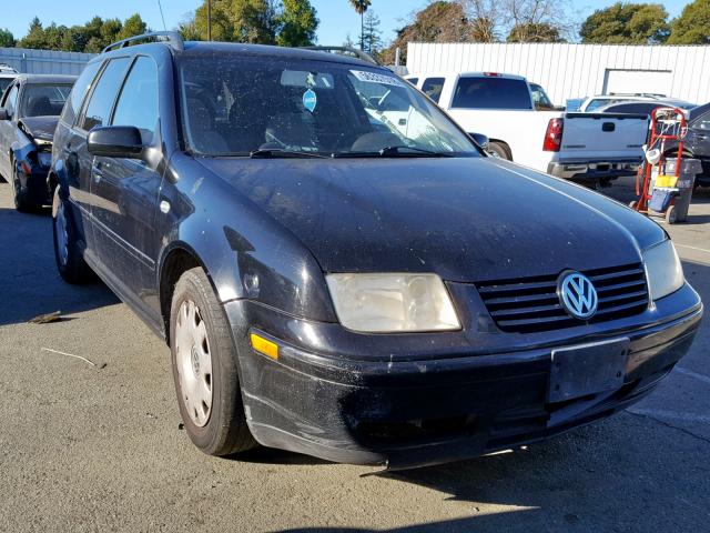 WVWSK61J02W074645 - 2002 VOLKSWAGEN JETTA GLS BLACK photo 1