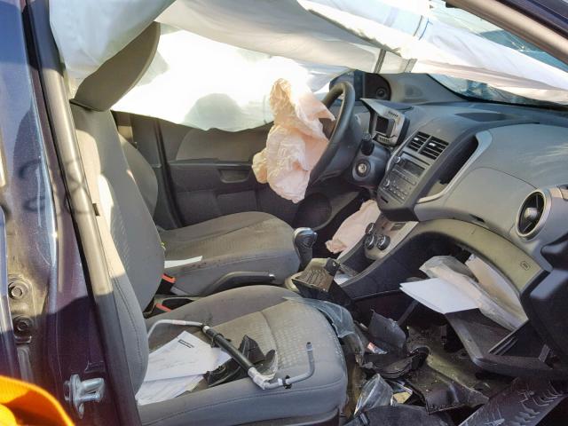 1G1JA6SH3F4167034 - 2015 CHEVROLET SONIC LS 蓝色 照片 5