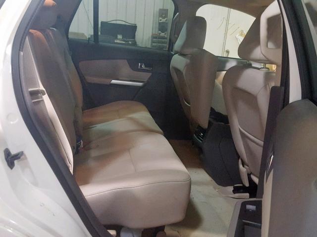 2FMDK3GC0BBA46955 - 2011 FORD EDGE SE WHITE photo 6