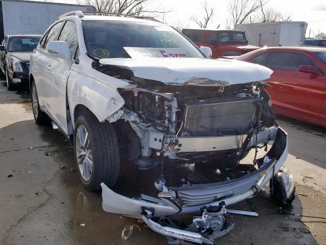 2T2BC1BA4FC001805 - 2015 LEXUS RX 450H WHITE photo 1