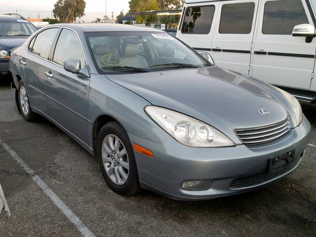 JTHBA30G240003572 - 2004 LEXUS ES 330 GREEN photo 1