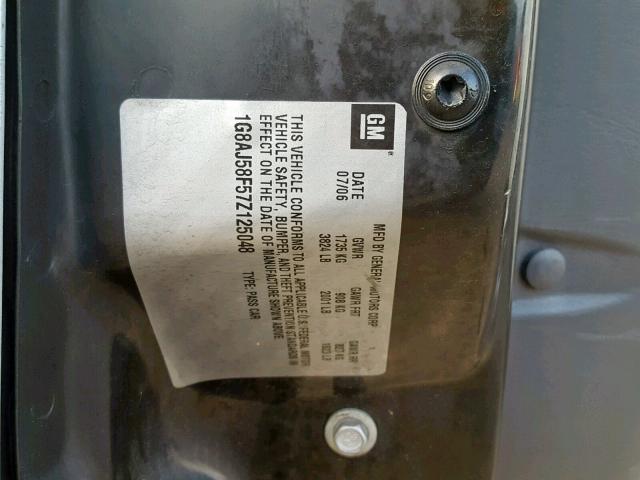 1G8AJ58F57Z125048 - 2007 SATURN ION LEVEL 白色 照片 10