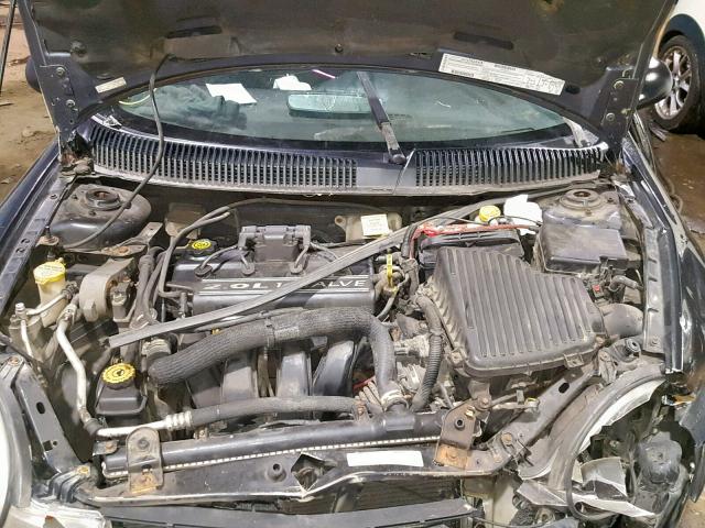 1B3ES46C4YD669807 - 2000 DODGE NEON BASE BLACK photo 7