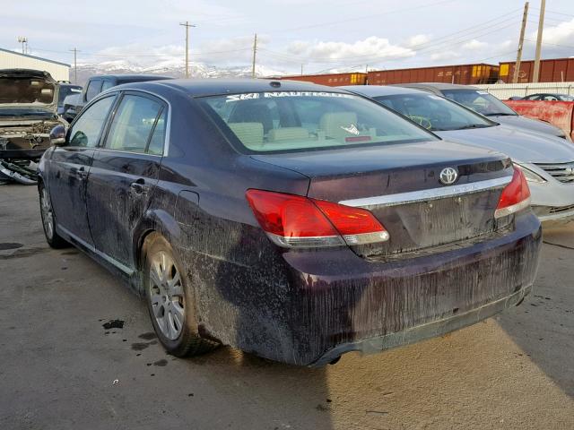 4T1BK3DB6BU379013 - 2011 TOYOTA AVALON BAS Күлгін фото 3