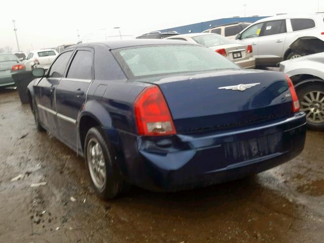 2C3JA43R05H133125 - 2005 CHRYSLER 300 BLUE photo 3