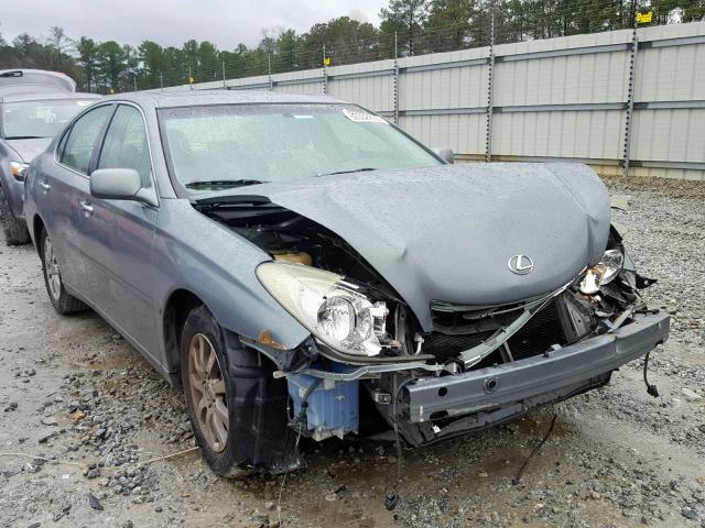 JTHBA30G240010568 - 2004 LEXUS ES 330 GREEN photo 1