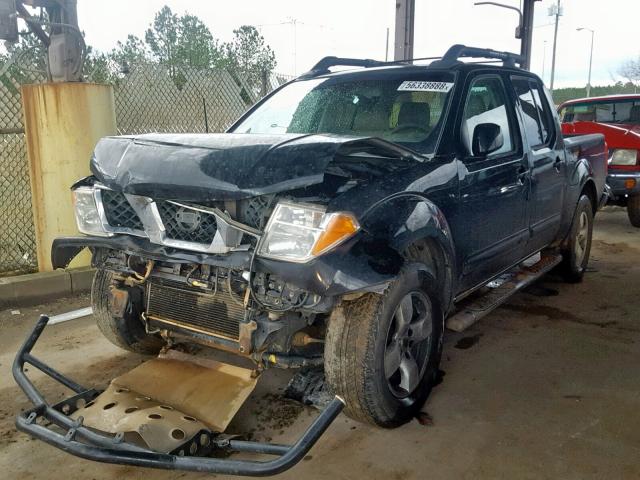 1N6AD07U65C408295 - 2005 NISSAN FRONTIER C BLACK photo 2