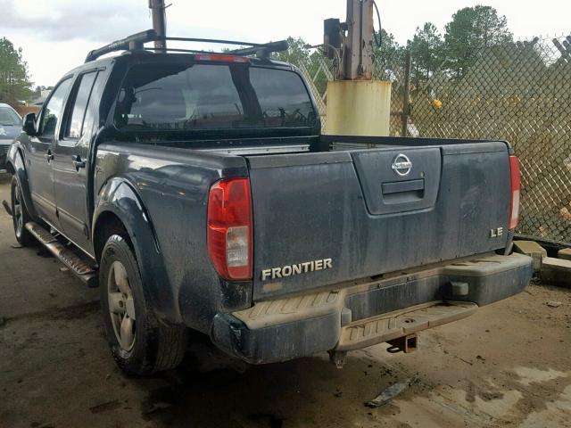 1N6AD07U65C408295 - 2005 NISSAN FRONTIER C BLACK photo 3