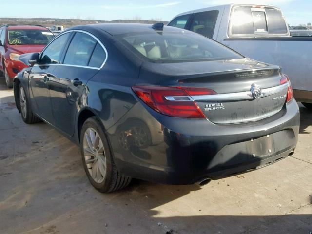 2G4GK5EX4G9173477 - 2016 BUICK REGAL GRAY photo 3