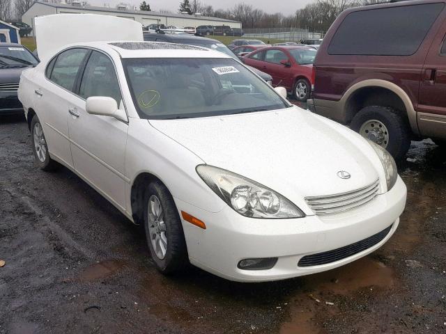 JTHBA30G545032776 - 2004 LEXUS ES 330 WHITE photo 1