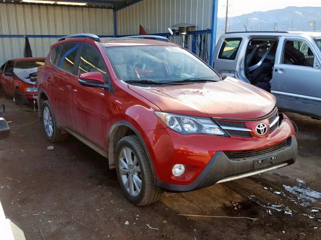 2T3DFREV3DW017627 - 2013 TOYOTA RAV4 LIMIT RED photo 1