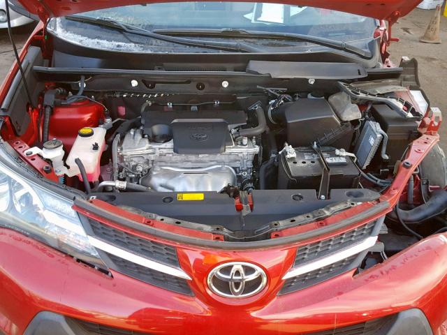 2T3DFREV3DW017627 - 2013 TOYOTA RAV4 LIMIT RED photo 7