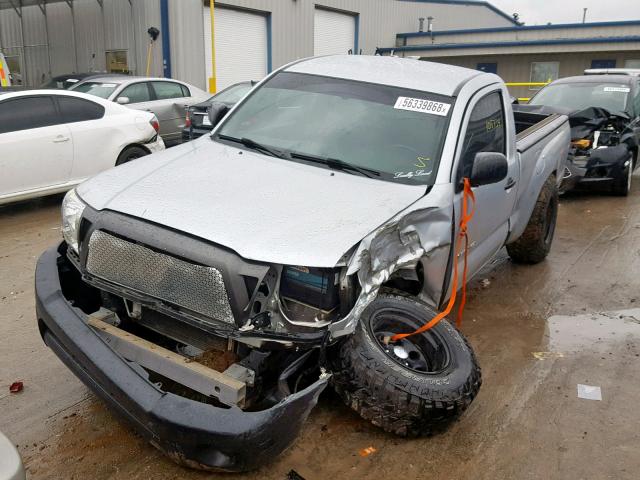 5TENX22N97Z357788 - 2007 TOYOTA TACOMA SILVER photo 2