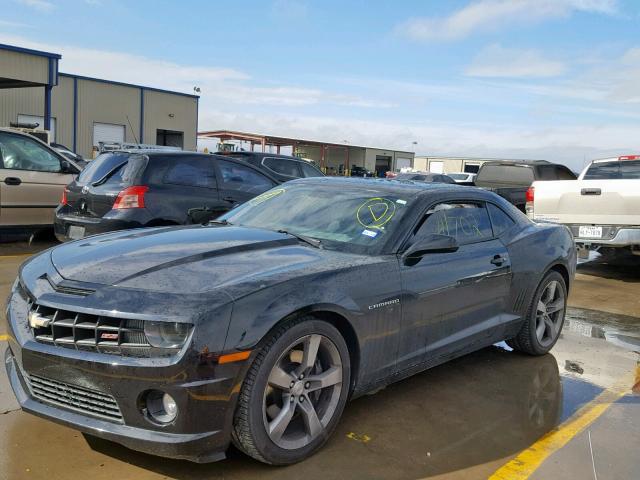 2G1FK1EJ3B9210556 - 2011 CHEVROLET CAMARO 2SS BLACK photo 2