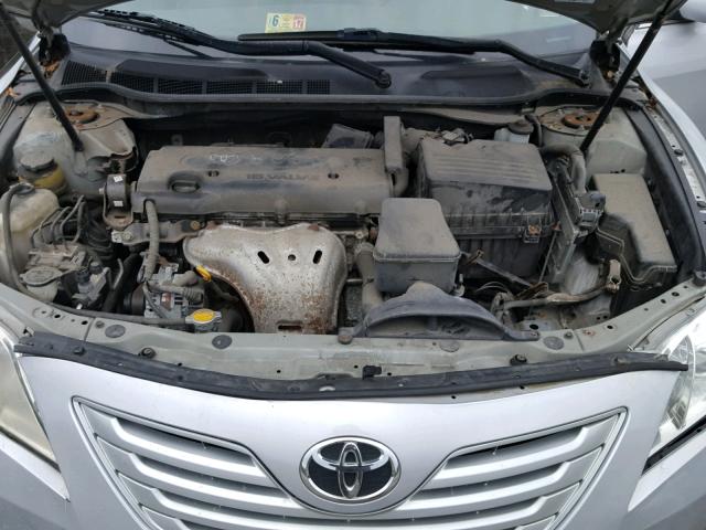 4T1BE46K47U508173 - 2007 TOYOTA CAMRY NEW SILVER photo 7