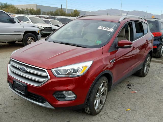 1FMCU0J94HUB61062 - 2017 FORD ESCAPE TIT RED photo 2