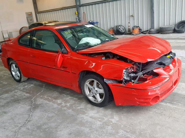 1G2NW12E8XM753298 - 1999 PONTIAC GRAND AM G RED photo 1