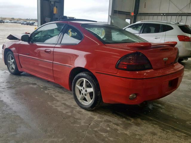 1G2NW12E8XM753298 - 1999 PONTIAC GRAND AM G RED photo 3