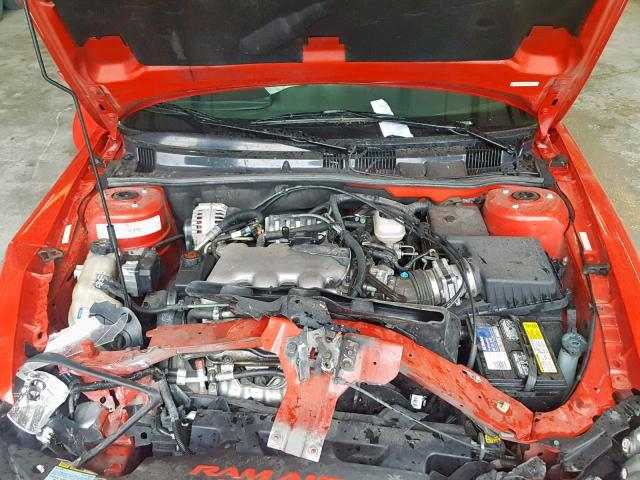 1G2NW12E8XM753298 - 1999 PONTIAC GRAND AM G RED photo 7