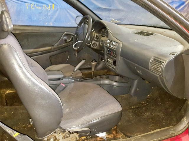 1G1JC1241VM132825 - 1997 CHEVROLET CAVALIER B RED photo 5