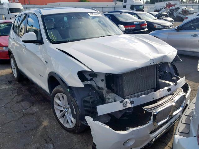 5UXWX9C55H0T10673 - 2017 BMW X3 XDRIVE2 WHITE photo 1