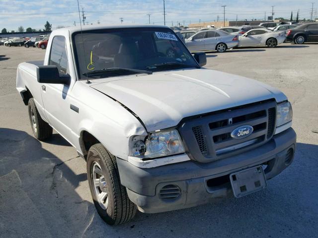 1FTYR10D48PB10943 - 2008 FORD RANGER WHITE photo 1