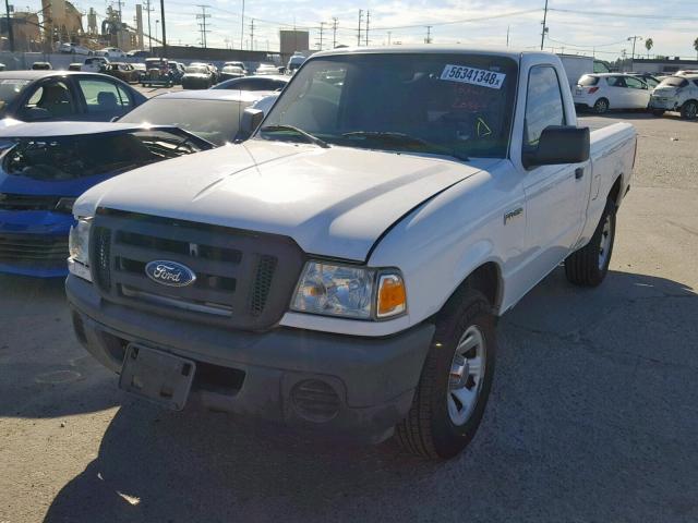 1FTYR10D48PB10943 - 2008 FORD RANGER WHITE photo 2