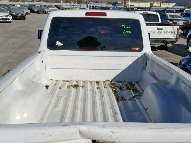 1FTYR10D48PB10943 - 2008 FORD RANGER WHITE photo 6