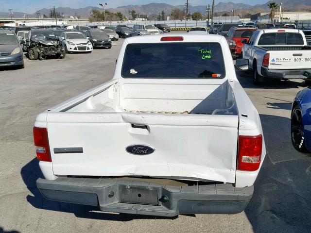 1FTYR10D48PB10943 - 2008 FORD RANGER WHITE photo 9