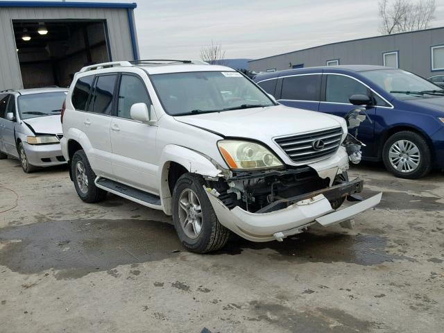 JTJBT20X640044922 - 2004 LEXUS GX 470 WHITE photo 1