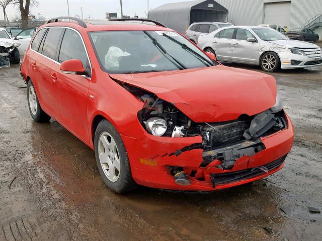 3VWPL7AJ7EM624305 - 2014 VOLKSWAGEN JETTA TDI RED photo 1