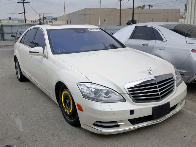 WDDNG7DBXDA531394 - 2013 MERCEDES-BENZ S 550 WHITE photo 1