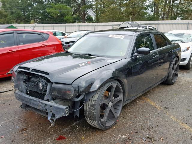 2C3KA73W18H142061 - 2008 CHRYSLER 300C SRT-8 BLACK photo 2