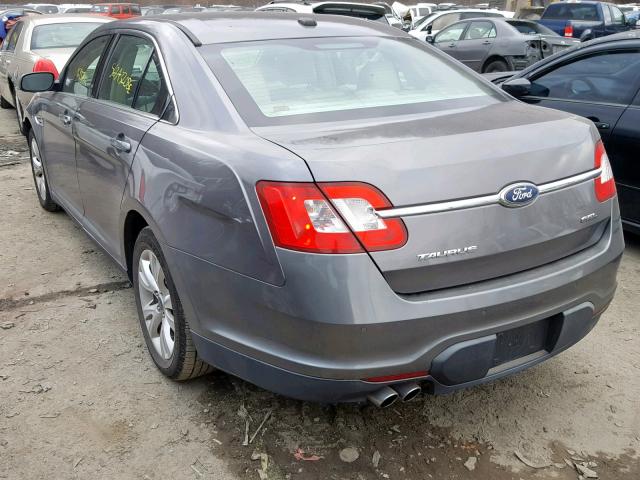 1FAHP2EW8BG144256 - 2011 FORD TAURUS SEL GRAY photo 3