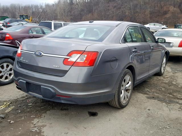 1FAHP2EW8BG144256 - 2011 FORD TAURUS SEL GRAY photo 4