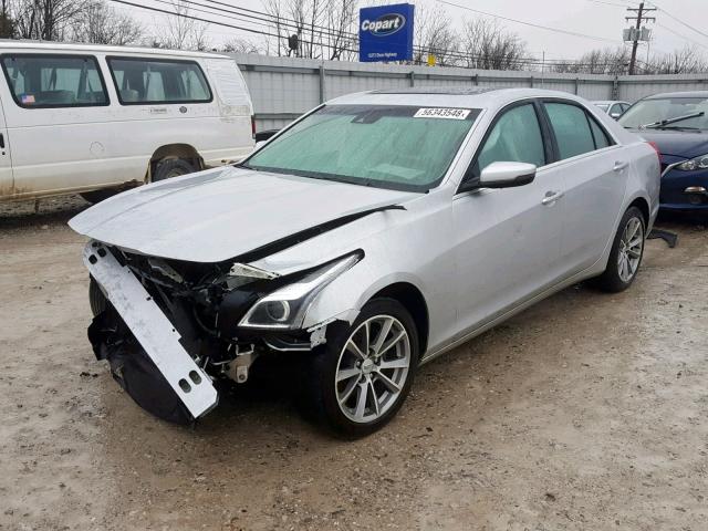 1G6AX5SS7H0175047 - 2017 CADILLAC CTS LUXURY SILVER photo 2