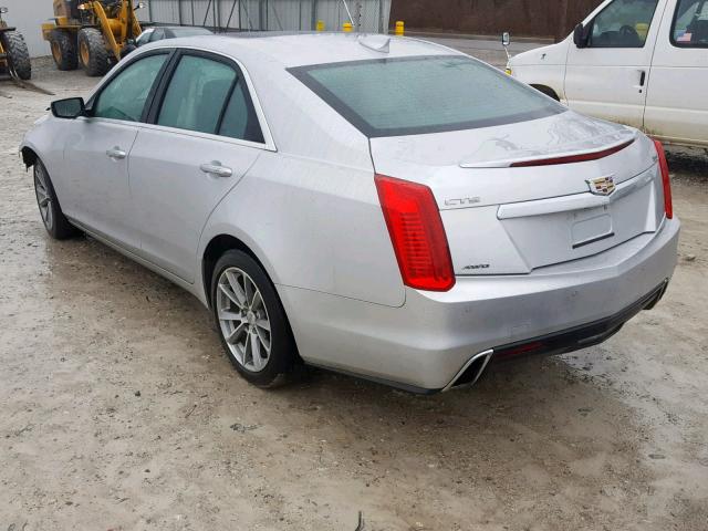 1G6AX5SS7H0175047 - 2017 CADILLAC CTS LUXURY SILVER photo 3