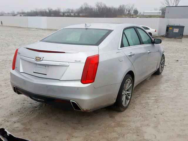 1G6AX5SS7H0175047 - 2017 CADILLAC CTS LUXURY SILVER photo 4