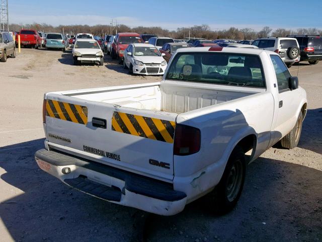 1GTCS145828170324 - 2002 GMC SONOMA WHITE photo 4