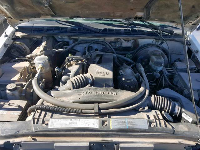 1GTCS145828170324 - 2002 GMC SONOMA WHITE photo 7