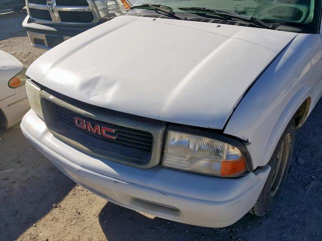 1GTCS145828170324 - 2002 GMC SONOMA WHITE photo 9