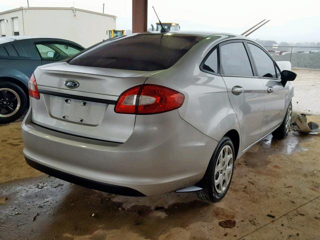 3FADP4AJXDM130548 - 2013 FORD FIESTA S SILVER photo 4