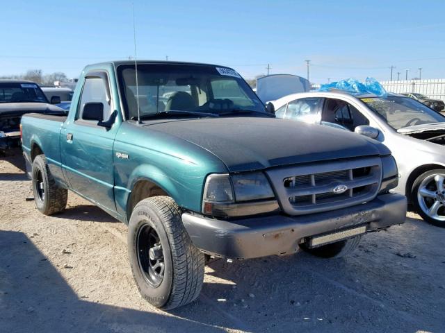 1FTYR10C2WUA40266 - 1998 FORD RANGER GREEN photo 1