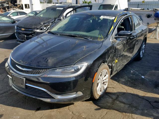 1C3CCCAB9GN111055 - 2016 CHRYSLER 200 LIMITE BLACK photo 2