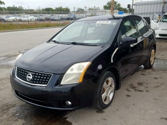 3N1AB61E28L755793 - 2008 NISSAN SENTRA 2.0 BLACK photo 2