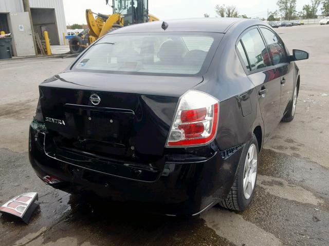 3N1AB61E28L755793 - 2008 NISSAN SENTRA 2.0 BLACK photo 4