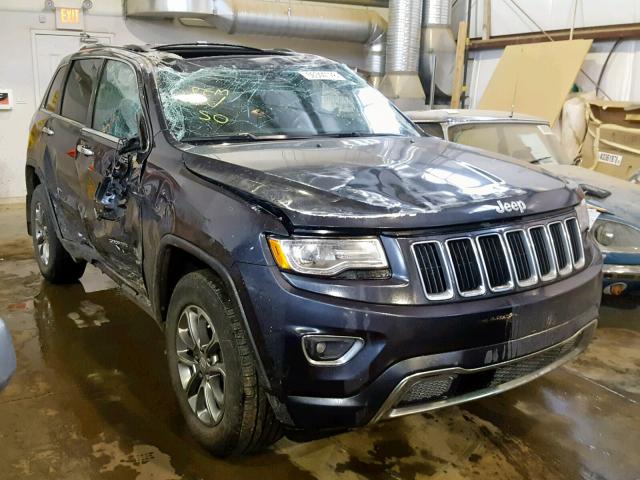 1C4RJFBG6FC866651 - 2015 JEEP GRAND CHER BLUE photo 1