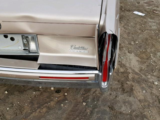 1G6CB53B4N4226630 - 1992 CADILLAC FLEETWOOD GOLD photo 9