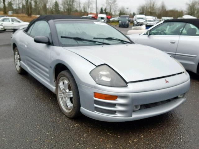 4A3AE85H31E098137 - 2001 MITSUBISHI ECLIPSE SP SILVER photo 1